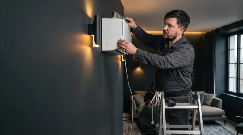 Air conditioning installation by a Plumbery engineer in London