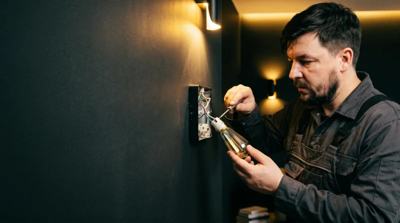 Light fixture repair and replacement by a Plumbery engineer in London